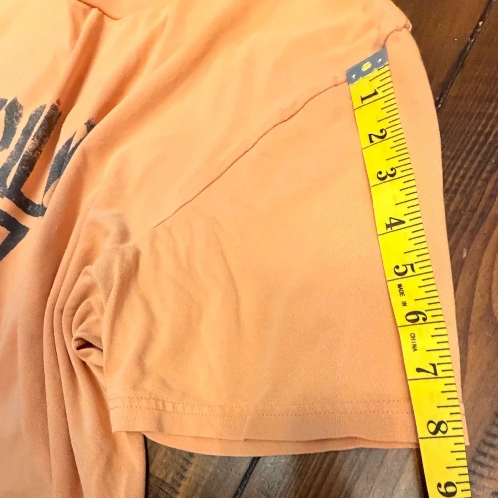 Vintage Polo Sport Ralph Lauren POLO 67 Graphic T Shirt Orange Large Cotton